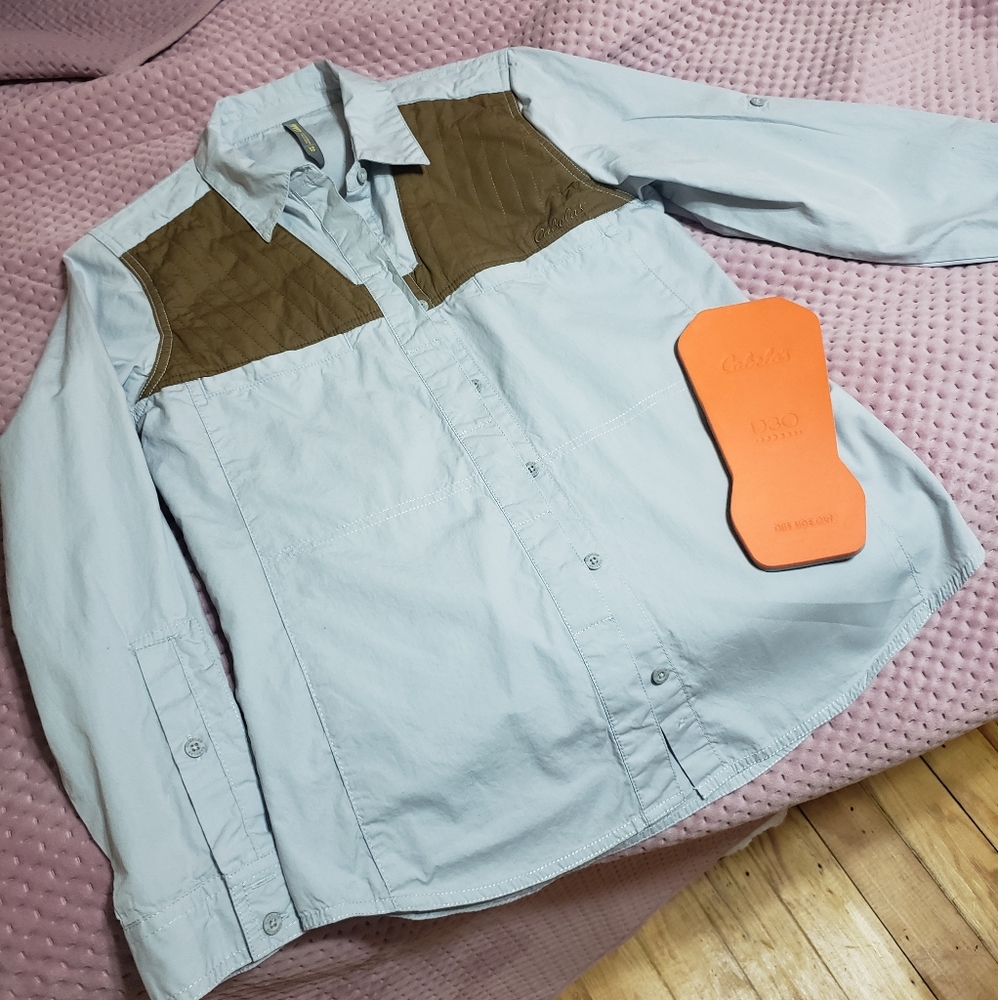 *SOLD* Cabela's Range Shirt WITH recoil pad! Rare!